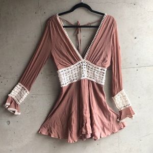 For Love & Lemons Silk Dress
